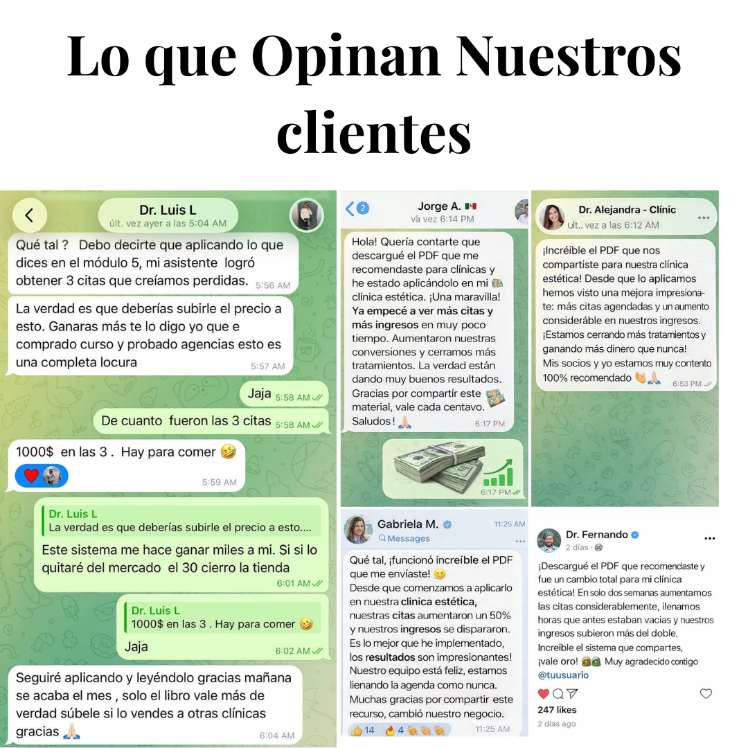 Sistema para Recuperar Pacientes Perdidos en Clínicas Estéticas